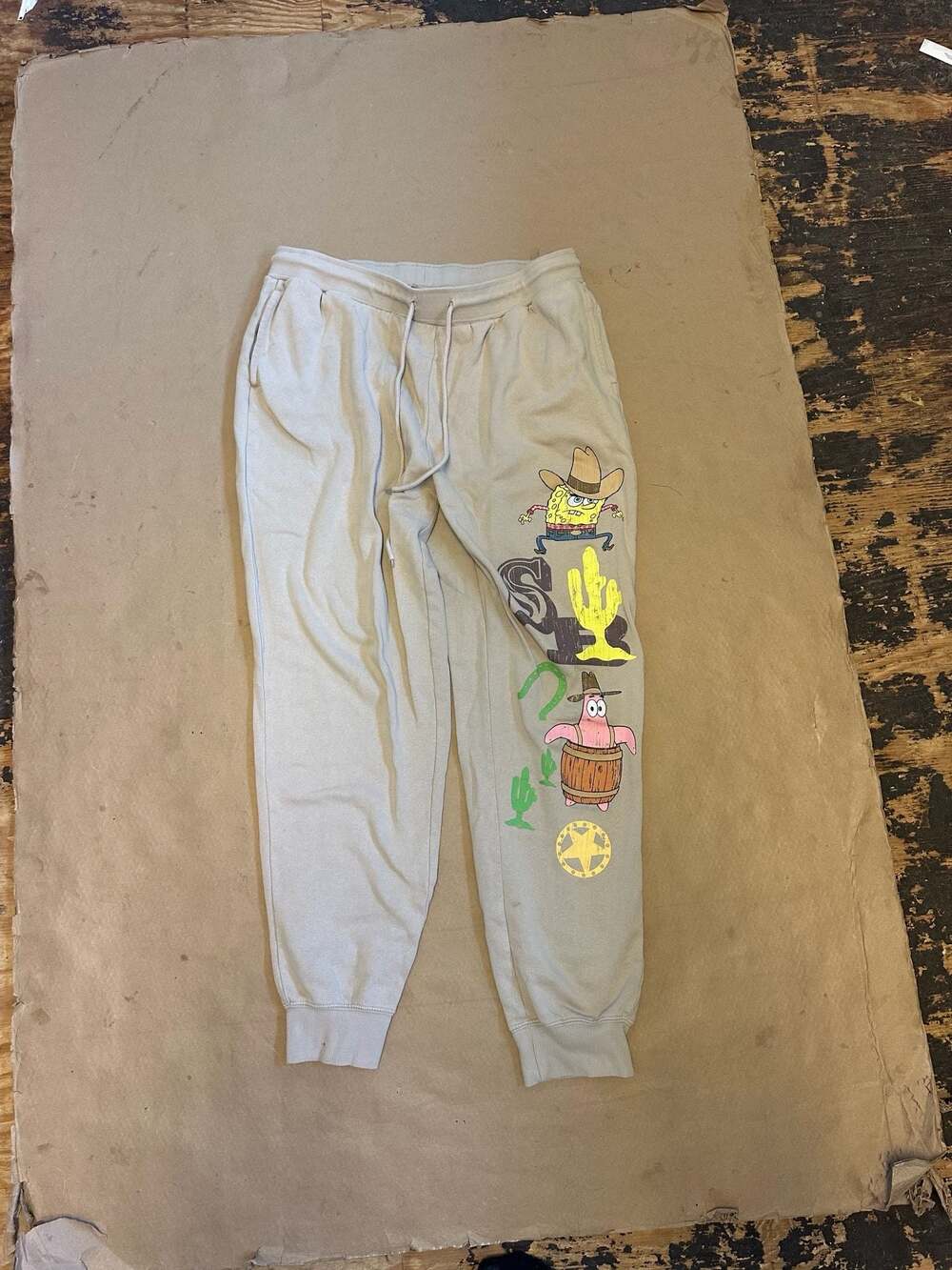 Nickelodeon SpongeBob SquarePants Western Cowboy Graphic Jogger Sweatpants